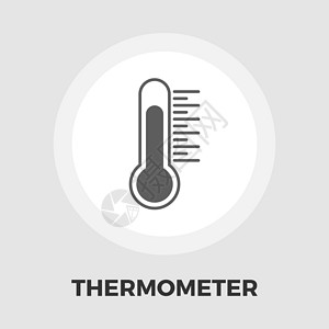 40摄氏度温度计平板图标绘画温度寒意乐器健康冻结工具季节气象设计图片