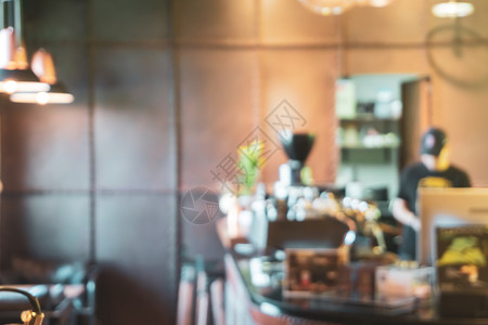 具有客户背景的模糊咖啡和餐厅咖啡厅商业购物椅子木头女士男人咖啡店食物城市购物中心背景图片