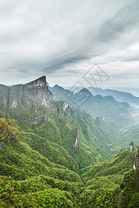 中国天门山山国家顶峰顶点公园背景