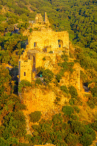 十字军城堡建造废墟高清图片