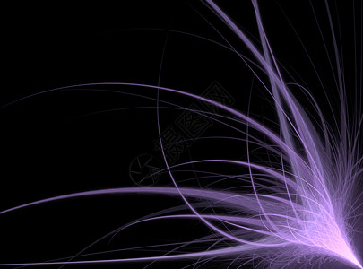 紫色圆盘优雅明亮精致的背景与丝带或圆盘和戒指 紫色复杂的弧形设计 用于 3D 插图或封面的软抽象分形 烟云 计算机生成的图像流动磁带色轮背景