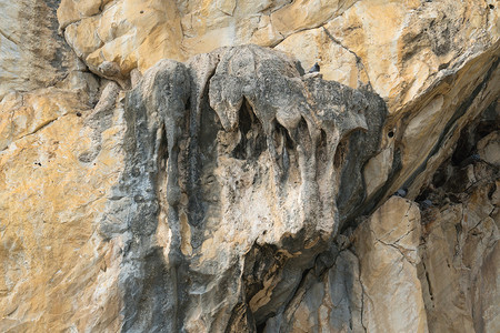 岩石或石山纹理背景 Stlagmite和Stalac背景图片