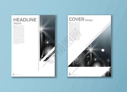 手册 模板 设计 年度报告 杂志 现代封面商业横幅收藏图表传单出版物海报广告蓝色小册子背景图片