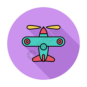 玩具小飞机图标飞机玩具 ico车辆夹子假期交通航班绘画乐趣商业螺旋桨客机设计图片