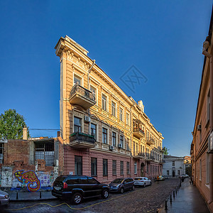 德里巴索夫斯卡娅老镇建筑学高清图片