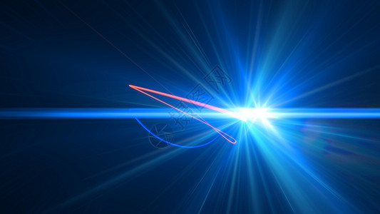 蓝色激光激光线光线空间的插图广告网格创造力线条流动力量运动科学技术活力背景