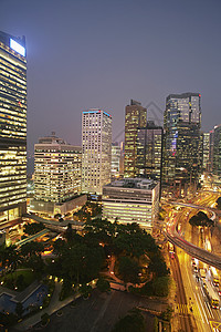 中国香港对明亮城市风景的高度认识背景图片