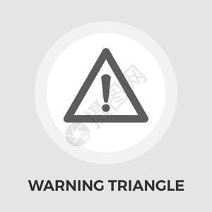 汽车图标的问题黑色红色风险三角形白色感叹号警报安全警告危险背景图片