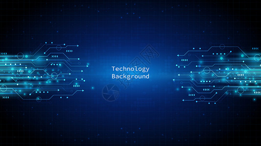 电路技术背景硬件电子产品处理器控制板显示器电脑电气圆圈信息活力背景图片