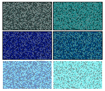 瓷砖宣传单洗手间马赛克瓷砖板 蓝泳池地板上用水槽设计图片