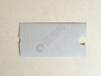 空白标签标签棕色办公室贴纸产品灰色背景图片
