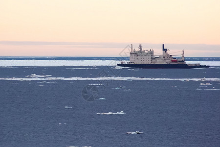 南极圈寒冷的俄罗斯高清图片
