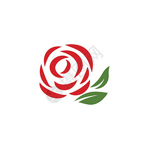 玫瑰花花素材美丽玫瑰花花矢量图标沙龙庆典插图商业叶子玫瑰艺术植物花园标识插画