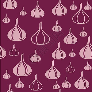 Garlic 矢量图标插图设计烹饪厨房芳香植物营养蔬菜农业维生素药品农场插画
