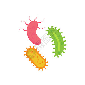 糖果毛毛虫病毒病毒矢量说明图标细胞微生物怪物疾病插图疱疹药品外星人微生物学流感插画