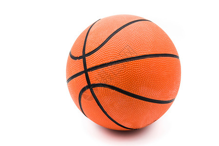篮球在白色背景中被孤立皮革橙子比赛战略娱乐活动运动竞赛世界健康背景图片