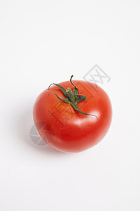 白色背景的新鲜番茄食物静物营养健康饮食节食蔬菜红色水果对象影棚背景图片