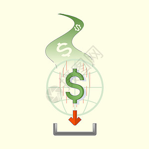 流向资金流动基金收益溪流货币投资现金世界支付挣钱银行业设计图片