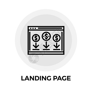 着陆页行图标导航界面技术商业社会页面网站插图互联网窗户背景图片