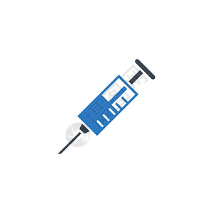 注射图标Syringe 相关矢量晶体图标插图网络援助治疗科学免疫工具救护车疫苗字形插画
