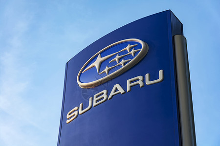日本汽车公司Subaru的Logo号背景图片