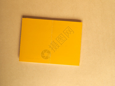 空白标签标签黄色贴纸产品办公室背景图片