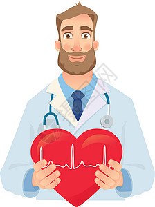 心动过速医生用心心动图保持心脏设计图片