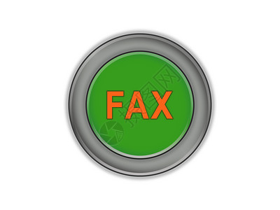 显示 FAX 白背景的散绿按钮背景图片