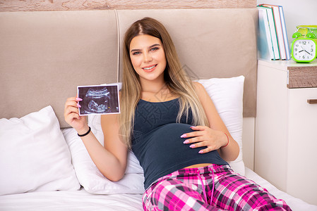 孕妇X光健康枕头高清图片