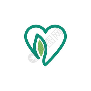 心心叶保健医疗线Logo高清图片