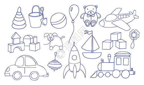 2个宝宝1 2艺术飞机蓝色火箭游戏童年绘画贴纸收藏卡通片设计图片