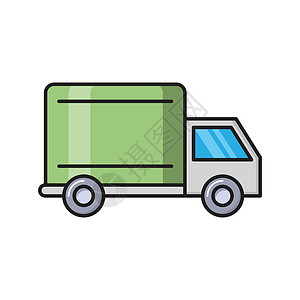 卡车插图互联网送货网站船运导游汽车服务货物车辆背景图片