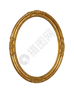 金黄色金色圆环图框椭圆椭圆形绘画黄铜青铜摄影奢华金子空白构图背景图片