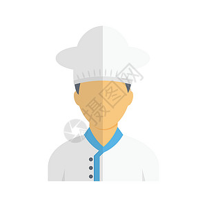 厨煮饭白色面包化身餐厅工作插图厨房食物烹饪菜单背景图片