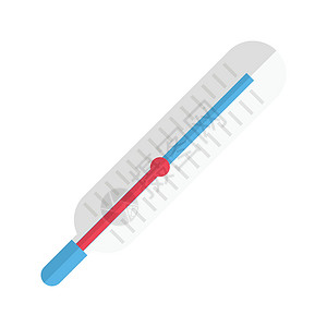 发热药品流感发烧医疗温度计插图实验室工具仪表乐器背景图片