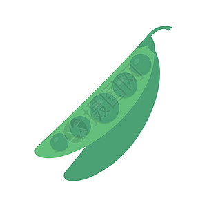 蔬菜插图植物饮食标识食物营养绿色背景图片
