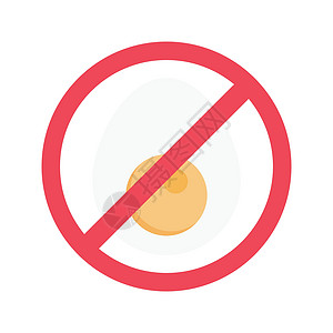 不允许警告食物危险白色红色安全圆圈风险背景图片