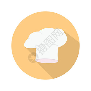 顶帽子美食炊具食物工作衣服烹饪厨房插图餐厅面包背景图片