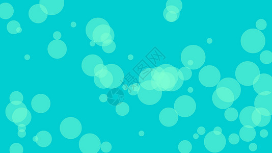 抽象的绿色圆圈插图背景几何学气泡背景图片