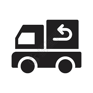 后勤素材卡车插图商业时间物流商品服务全球车辆盒子后勤插画