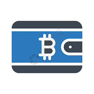 钱包互联网货币贸易银行业插图密码银行电子电子商务硬币背景图片