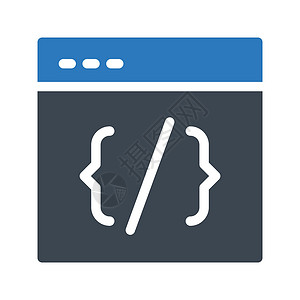 程式软件代码网页互联网电脑编程文档电话格式网站插画