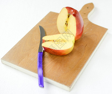 苹果切片福利维生素采摘健康水果背景图片
