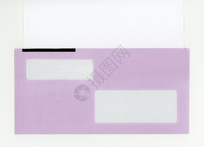 紫色邮件信信封信封邮资粉色紫丁香邮政船运背景图片