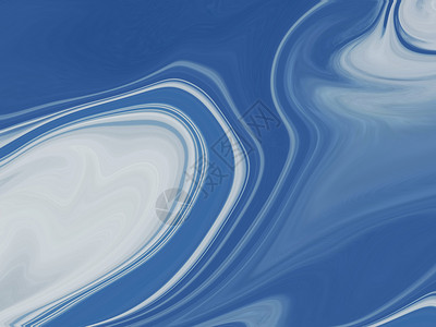 全框架液态大理石蓝色白色音调背景和纹理艺术插图花纹绘画金子海浪创造力墨水液体石头背景图片