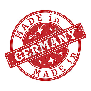 啦字标识印有德国境内作成的刻着字的印章的印象库存起源绘画释放邮票出口横幅空白贴纸文档插画