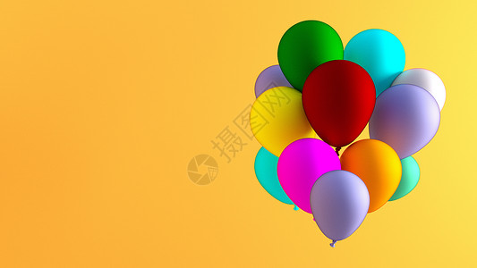 创意气球摘要装饰风格背景图片