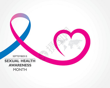 2020安全月9月观察的性健康认识月9月插图女性海报明信片活动疾病夫妻世界男人国家插画