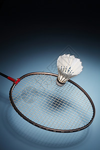播放羽毛球控制运动羽毛摄影器材球拍飞行体育黑色背景图片