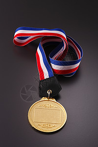 勋章奖牌竞赛丝带条纹讲台运动对象金牌灰色金属教育背景图片
